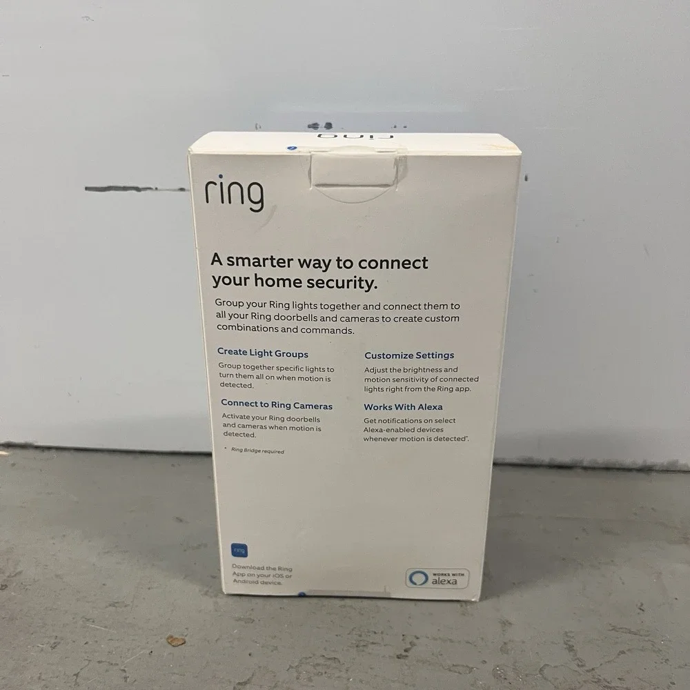 Ring Smart Lighting Bridge White NEW Sealed Box Works with‎ Alexa Smart Home